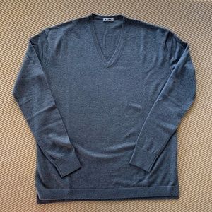 Acne Lynks Merino Sweater AW13 Grey Melange Size S